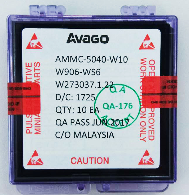 AMMC-5040高增益寬帶功率放大器芯片  Avago代理現(xiàn)貨